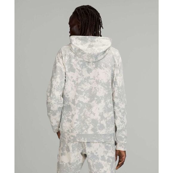 EUC Lululemon City Sweat Pullover Hoodie French Terry Size M White Silver Drop - Picture 2 of 6